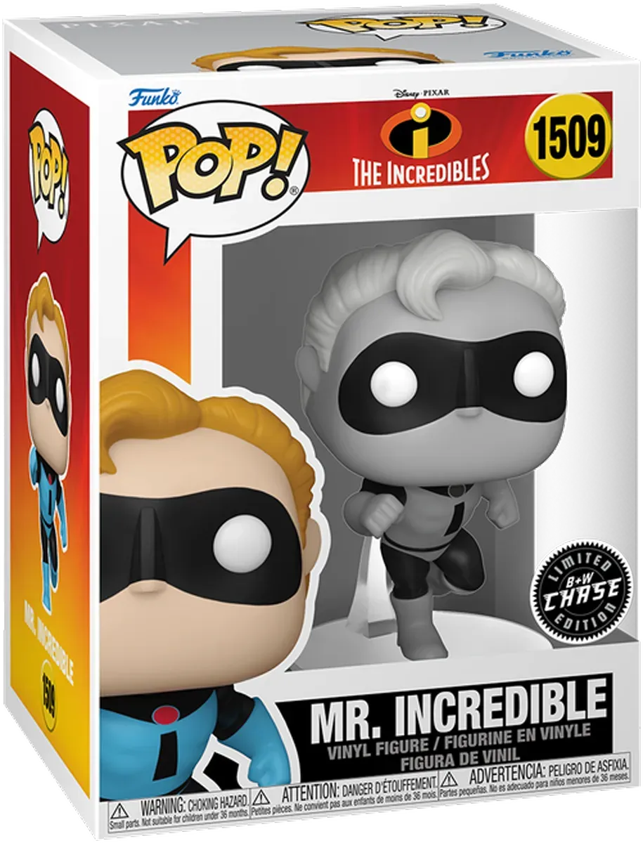 FUN80951BUNDLE Incredibles: 20th Anniversary - Mr. Incredible Pop! Vinyl - Chase Bundle / Case - Funko - Titan Pop Culture