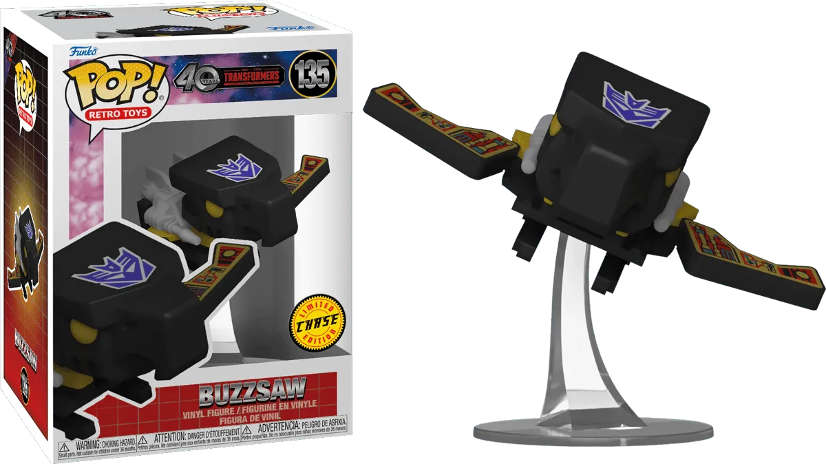 FUN80985 Transformers: Generation 1 - Laserbeak (with chase) Pop! Vinyl - Funko - Titan Pop Culture