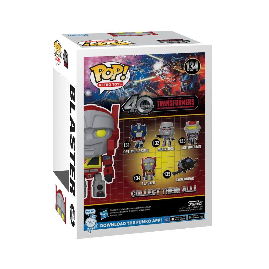 FUN80988 Transformers: Generation 1 - Blaster Pop! Vinyl - Funko - Titan Pop Culture