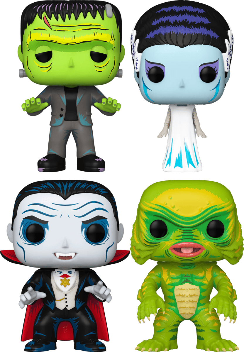 FUN80997 + FUN80996 + FUN80995 + FUN80998 Universal Monsters - The Legacy Collection (Deco) Pop! Vinyl Bundle (Set of 4) - Funko - Titan Pop Culture