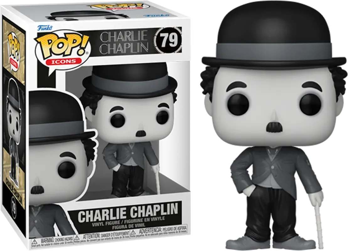 FUN81015 Charlie Chaplin - Charlie Chaplin Pop! Vinyl - Funko - Titan Pop Culture