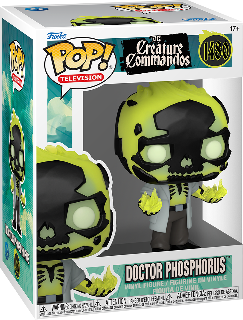 FUN81032 DC: Creature Commandos - Doctor Phosphorus Pop! Vinyl - Funko - Titan Pop Culture