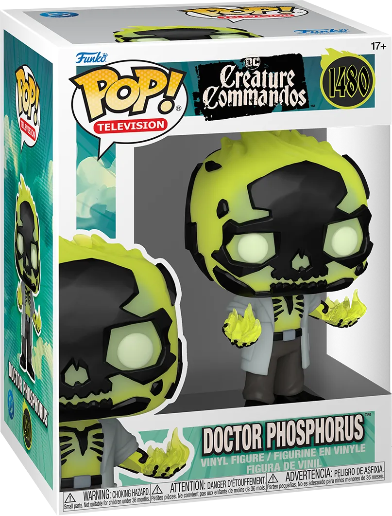 FUN81032 DC: Creature Commandos - Doctor Phosphorus Pop! Vinyl - Funko - Titan Pop Culture