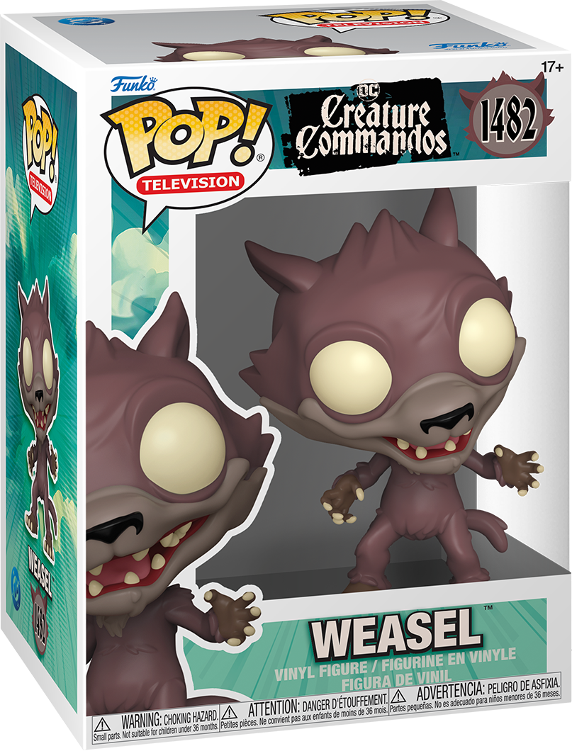 FUN81034 DC: Creature Commandos - Weasel Pop! Vinyl - Funko - Titan Pop Culture