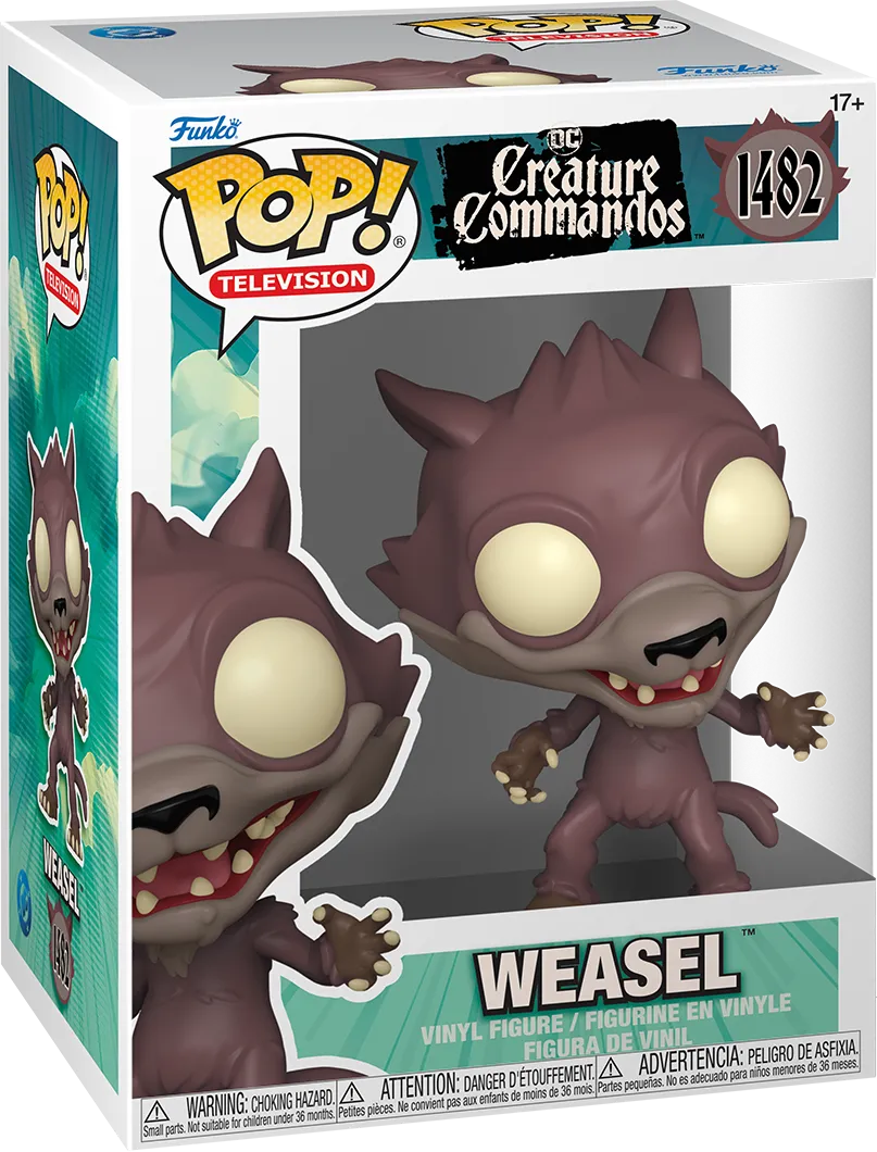 FUN81034 DC: Creature Commandos - Weasel Pop! Vinyl - Funko - Titan Pop Culture