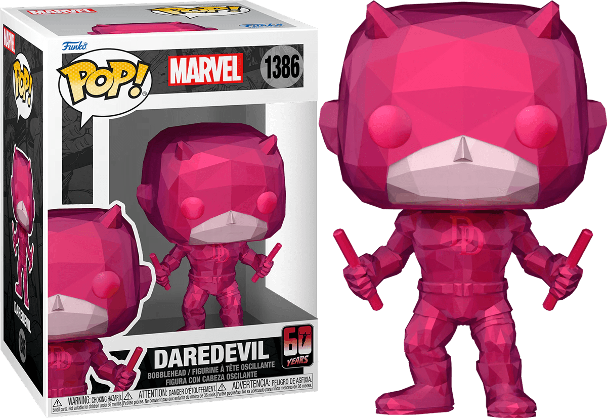 FUN81049 Daredevil: 60th Anniversary - Daredevil (Facet) Pop! Vinyl - Funko - Titan Pop Culture