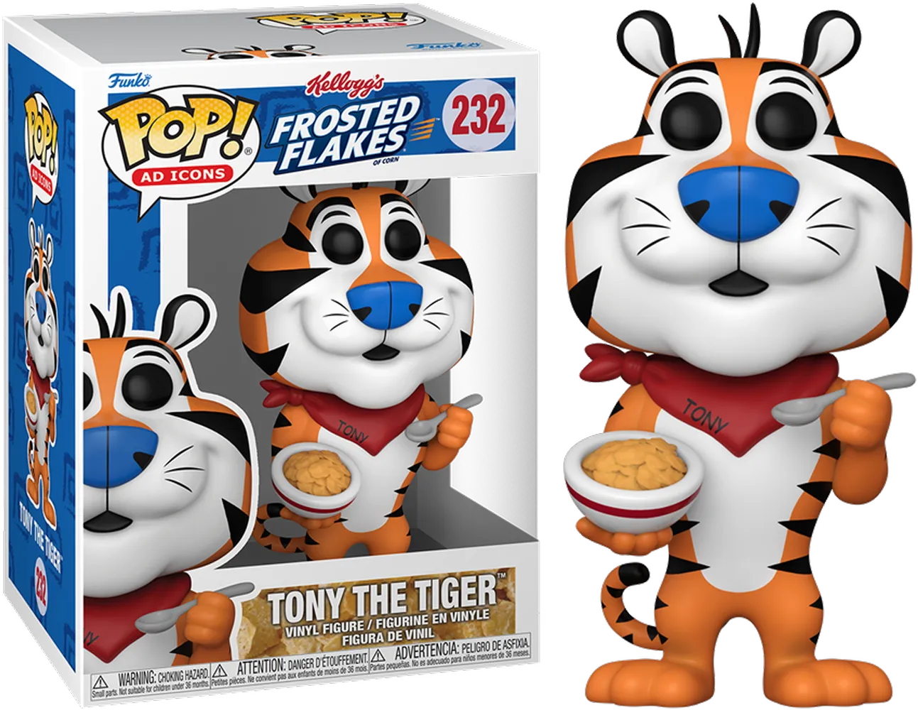 FUN81055 Ad Icons: Kellogg's Frosted Flakes - Tony the Tiger Pop! Vinyl - Funko - Titan Pop Culture