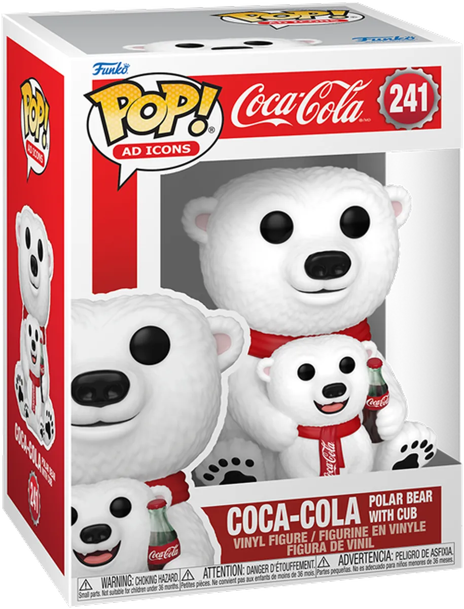 FUN81063 Ad Icons - Coca-Cola Polar Bear with Cub Pop! Viny - Funko - Titan Pop Culture