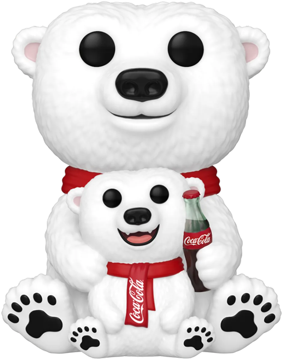 FUN81063 Ad Icons - Coca-Cola Polar Bear with Cub Pop! Viny - Funko - Titan Pop Culture