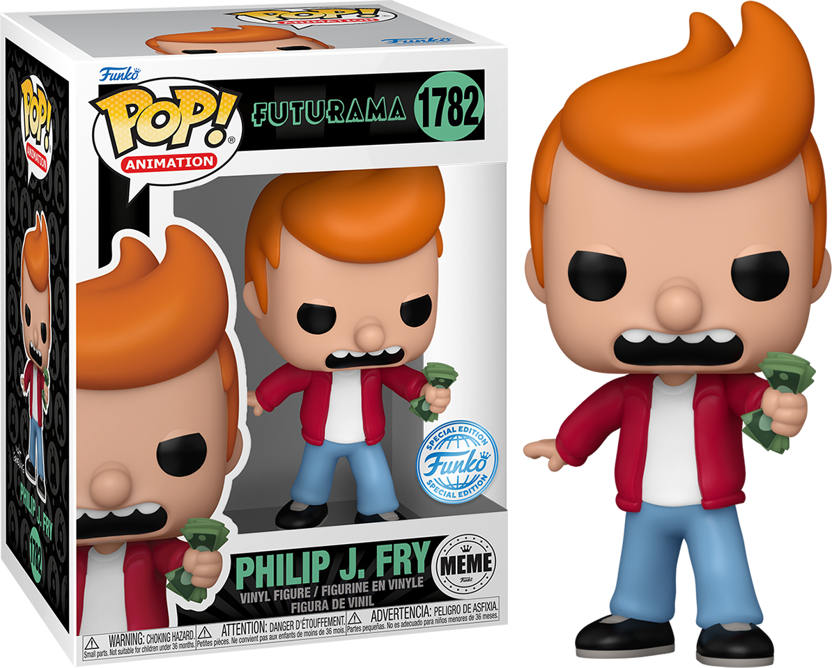 FUN81068 Futurama - Fry "Shut Up and Take My Money" US Exclusive Pop! Vinyl [RS] - Funko - Titan Pop Culture