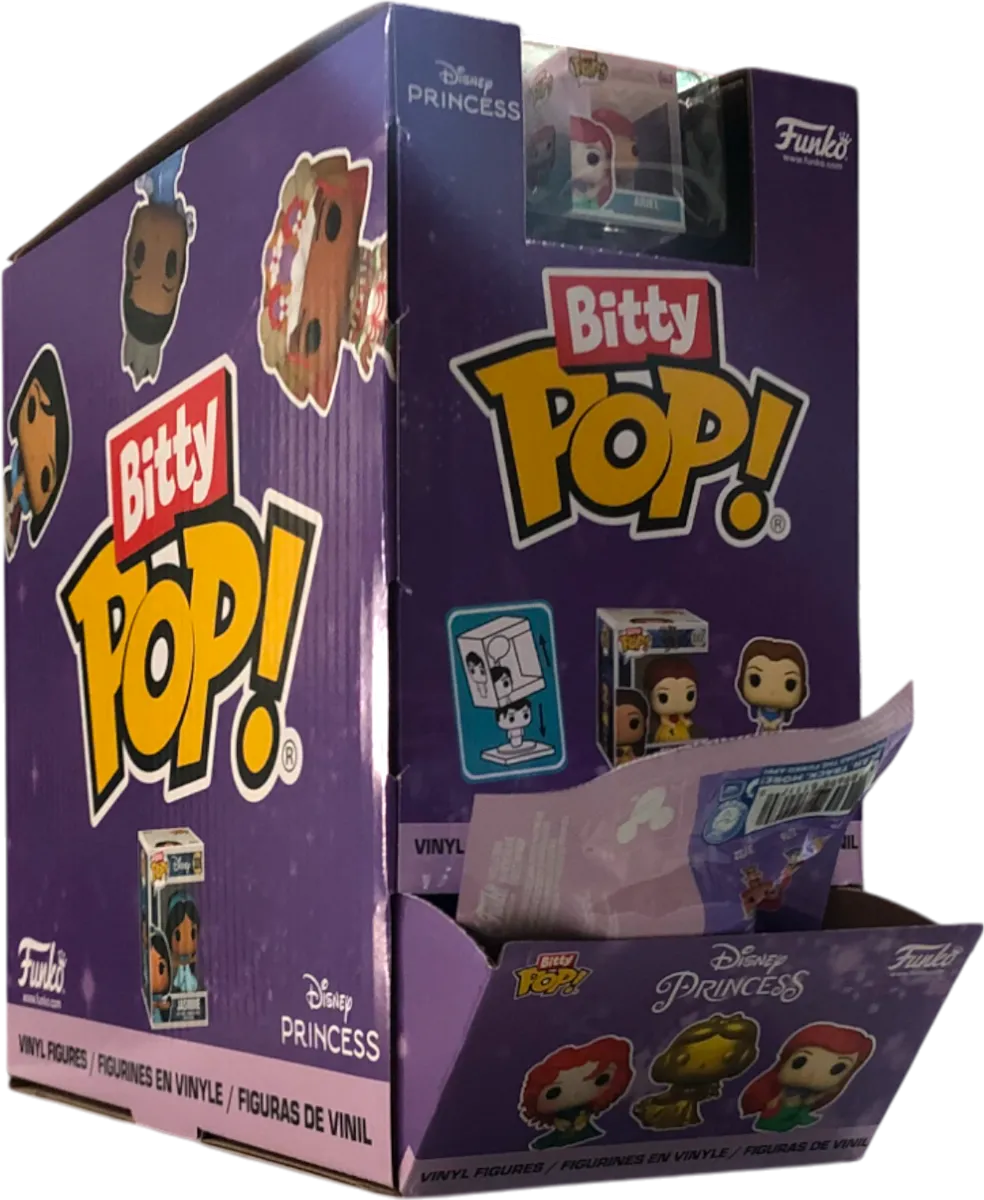 FUN81117 Disney Princess - Bitty Pop! Blind Bag Assortment (Display of 32) - Funko - Titan Pop Culture