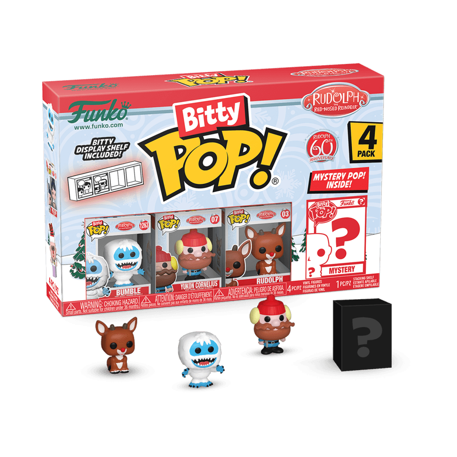 FUN81122 Rudolph - Bumble Bitty Pop! 4-Pack - Funko - Titan Pop Culture