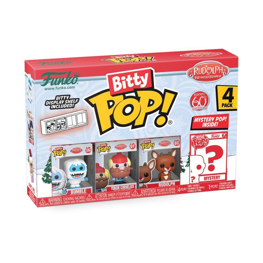 FUN81122 Rudolph - Bumble Bitty Pop! 4-Pack - Funko - Titan Pop Culture