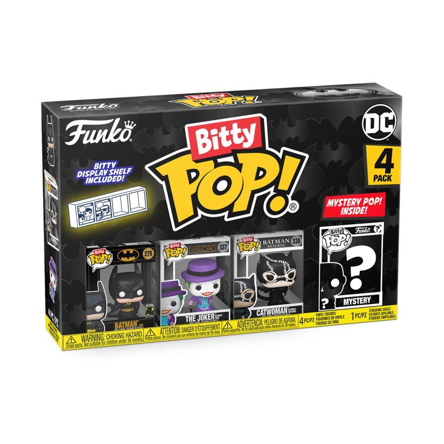 FUN81127 Batman: 85th Anniversary - Batman Bitty Pop! 4-Pack - Funko - Titan Pop Culture