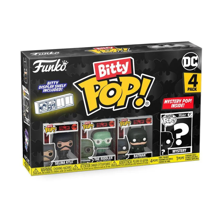 FUN81128 Batman: 85th Anniversary - Catwoman Bitty Pop! 4-Pack - Funko - Titan Pop Culture