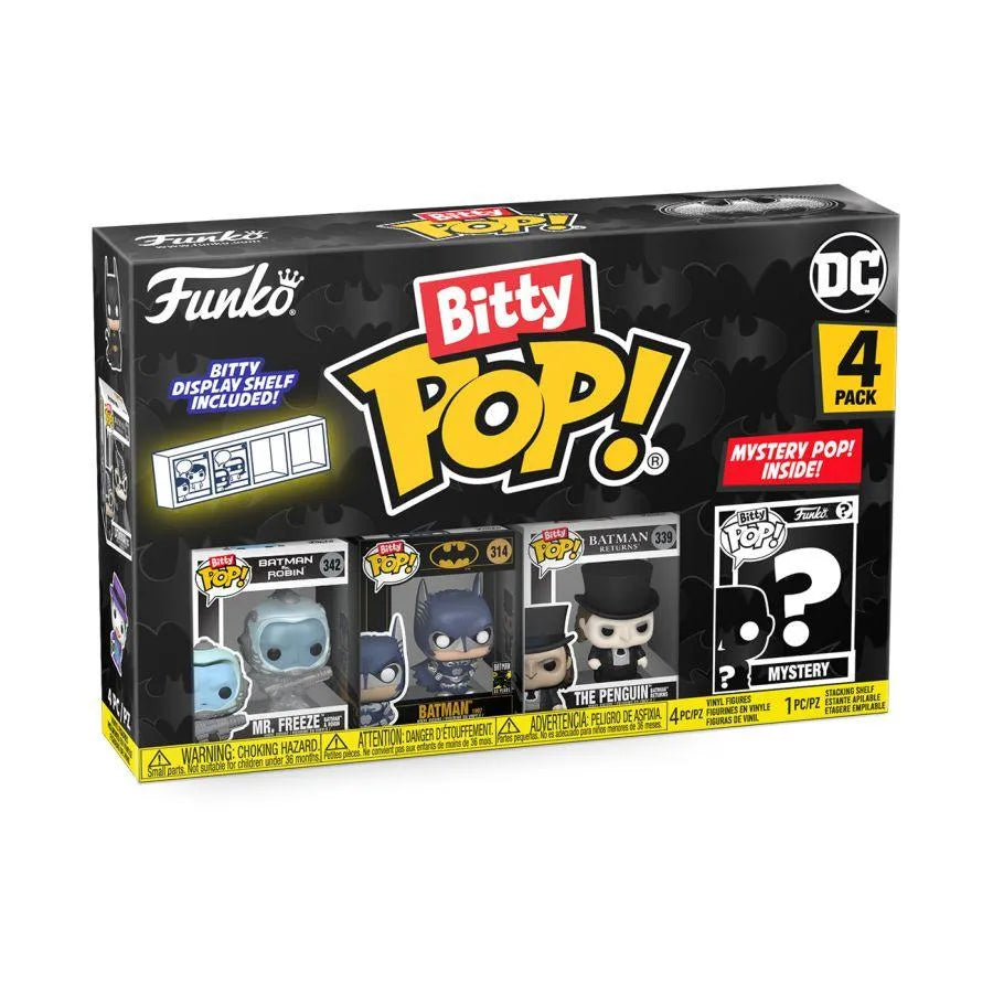 FUN81129 Batman: 85th Anniversary - Mr. Freeze Bitty Pop! 4-Pack - Funko - Titan Pop Culture