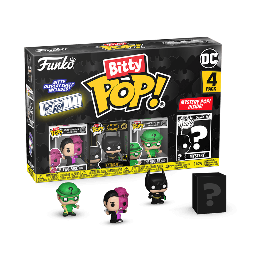 FUN81130 Batman: 85th Anniversary - Two Face Bitty Pop! 4-Pack - Funko - Titan Pop Culture