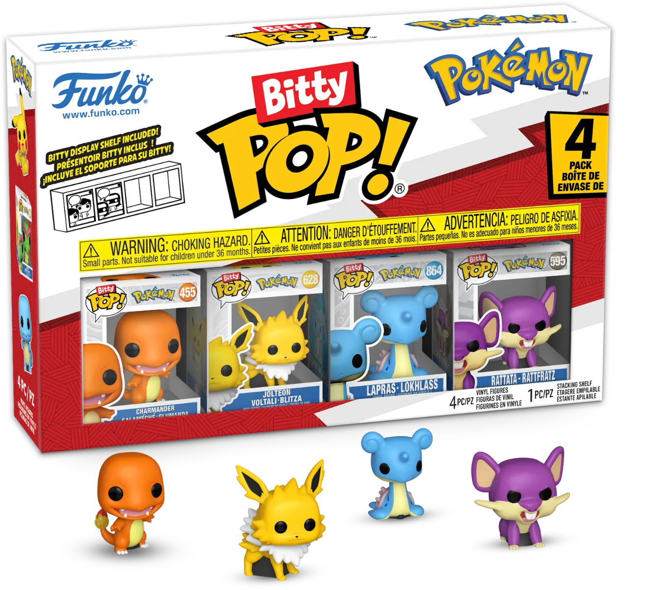 Pokemon - Charmander Bitty Pop! 4-Pack