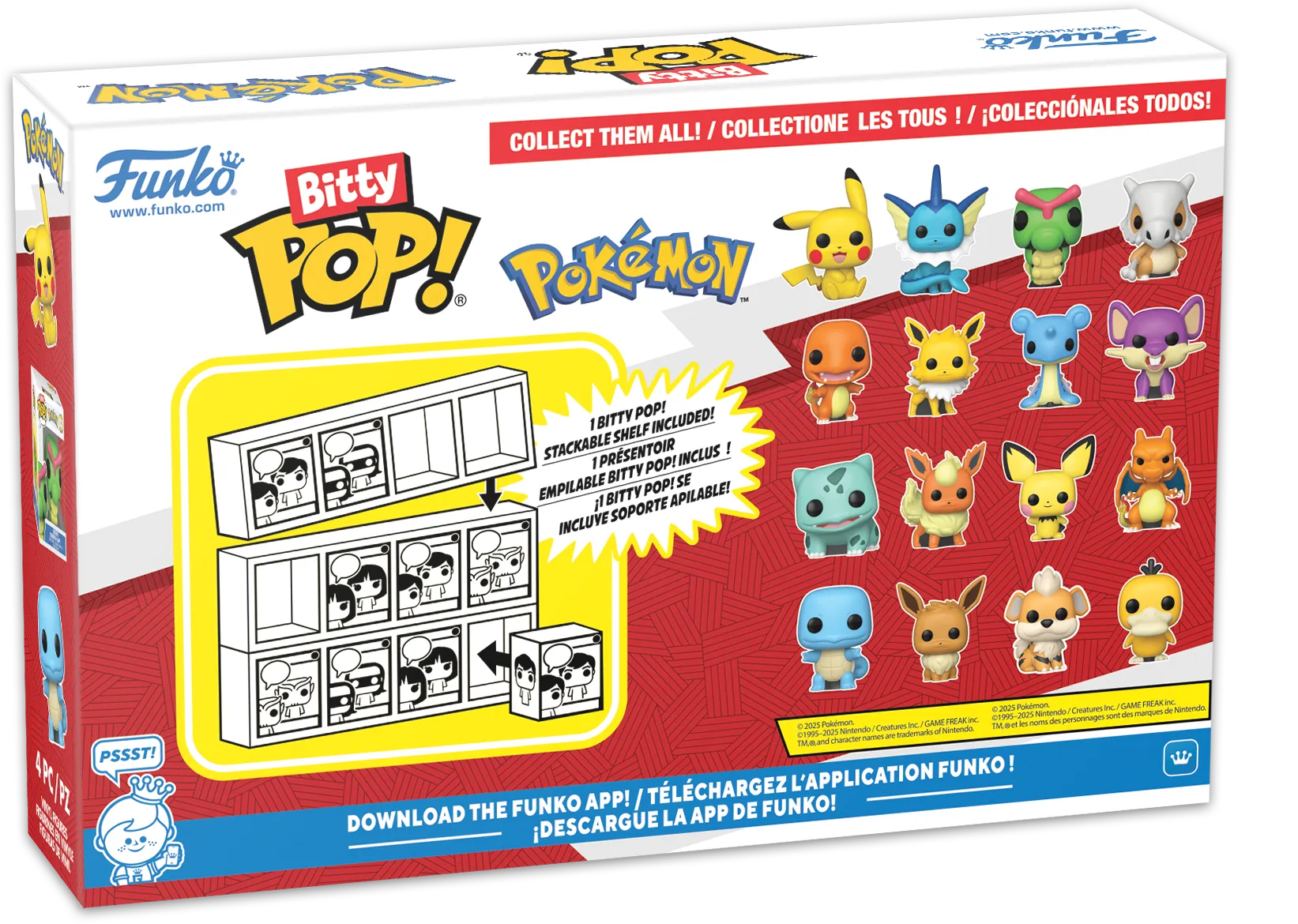 Pokemon - Bulbasaur Bitty Pop! 4-Pack