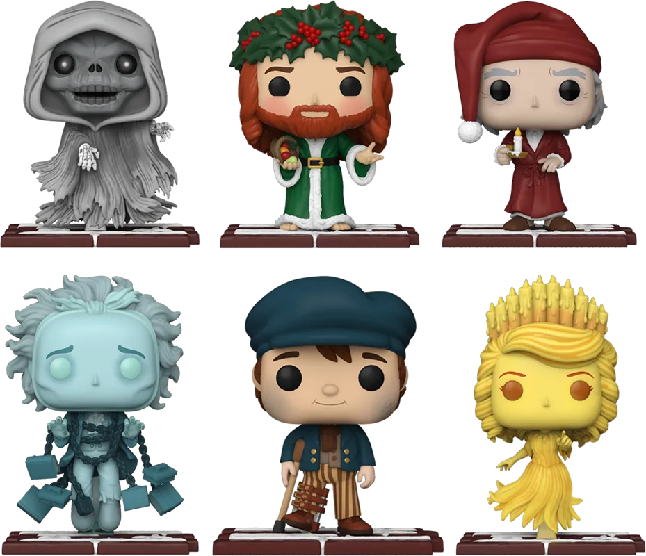 FUN81141 + FUN81142 + FUN81143 + FUN81144 + FUN81145 + FUN81146 A Christmas Carol - Bah Humbug Pop! Vinyl Bundle (Set of 6) - Funko - Titan Pop Culture