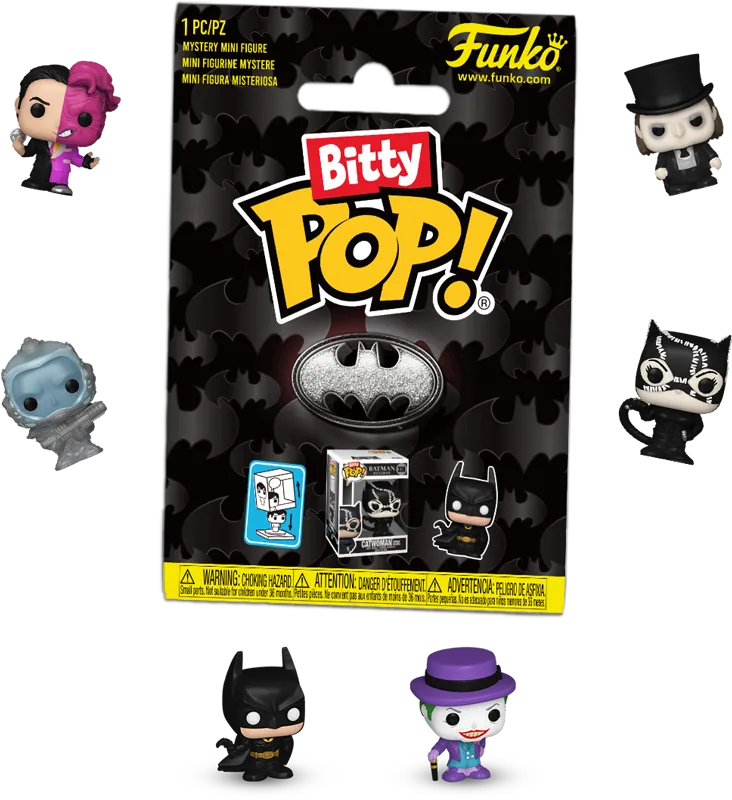 FUN81151 Batman: 85th Anniversary - Bitty Pop! Blind Bag (Display of 32) - Funko - Titan Pop Culture