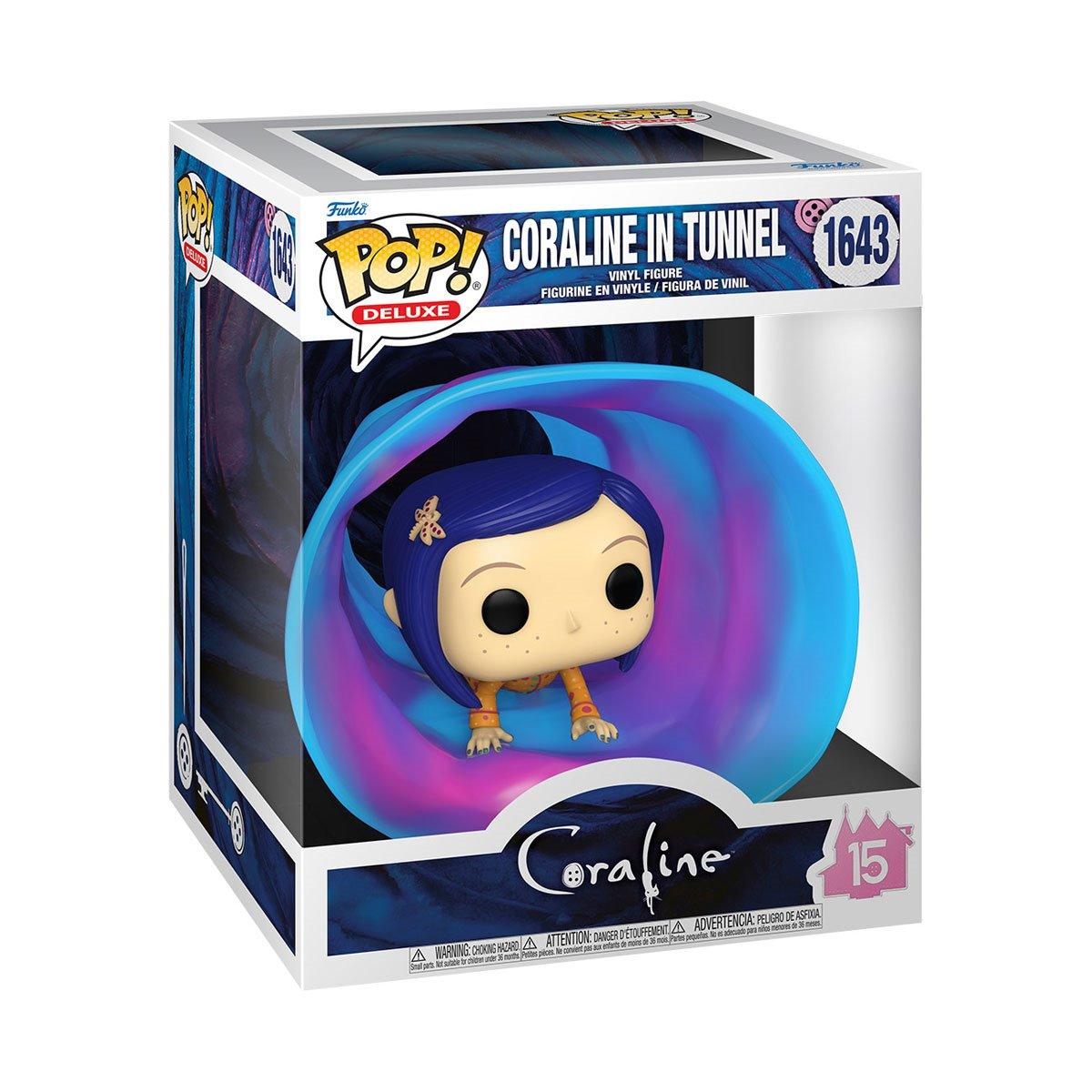 FUN81166 Coraline: 15th Anniversary - Coraline in Tunnel Pop! Deluxe - Funko TBA - Titan Pop Culture