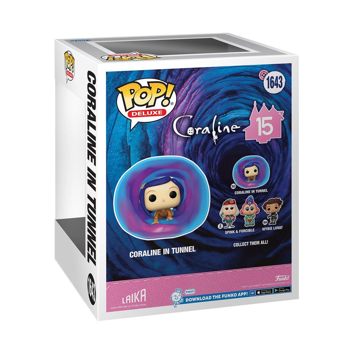 FUN81166 Coraline: 15th Anniversary - Coraline in Tunnel Pop! Deluxe - Funko TBA - Titan Pop Culture