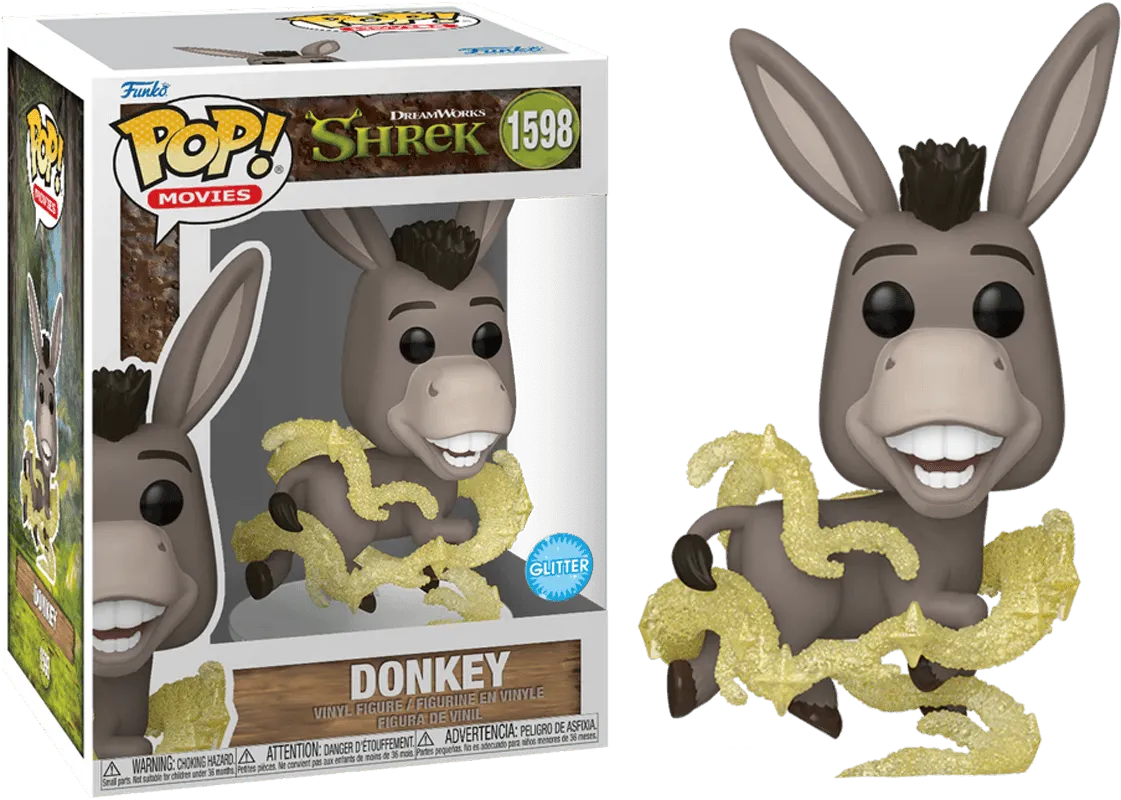 FUN81172 Shrek - Donkey Pop! Vinyl - Funko - Titan Pop Culture