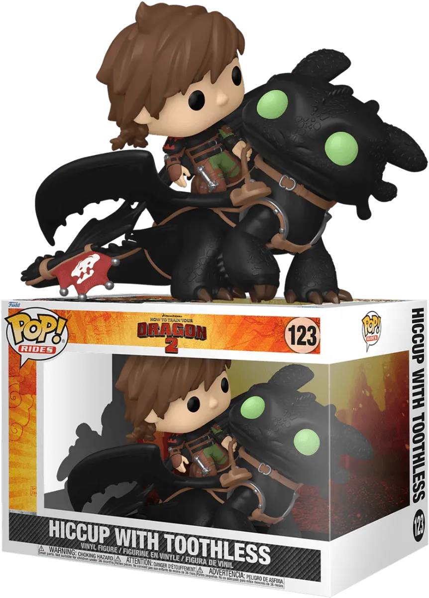 FUN81181 How to Train Your Dragon 2 - Hiccup with Toothless Pop! Ride Vinyl - Funko TBA - Titan Pop Culture