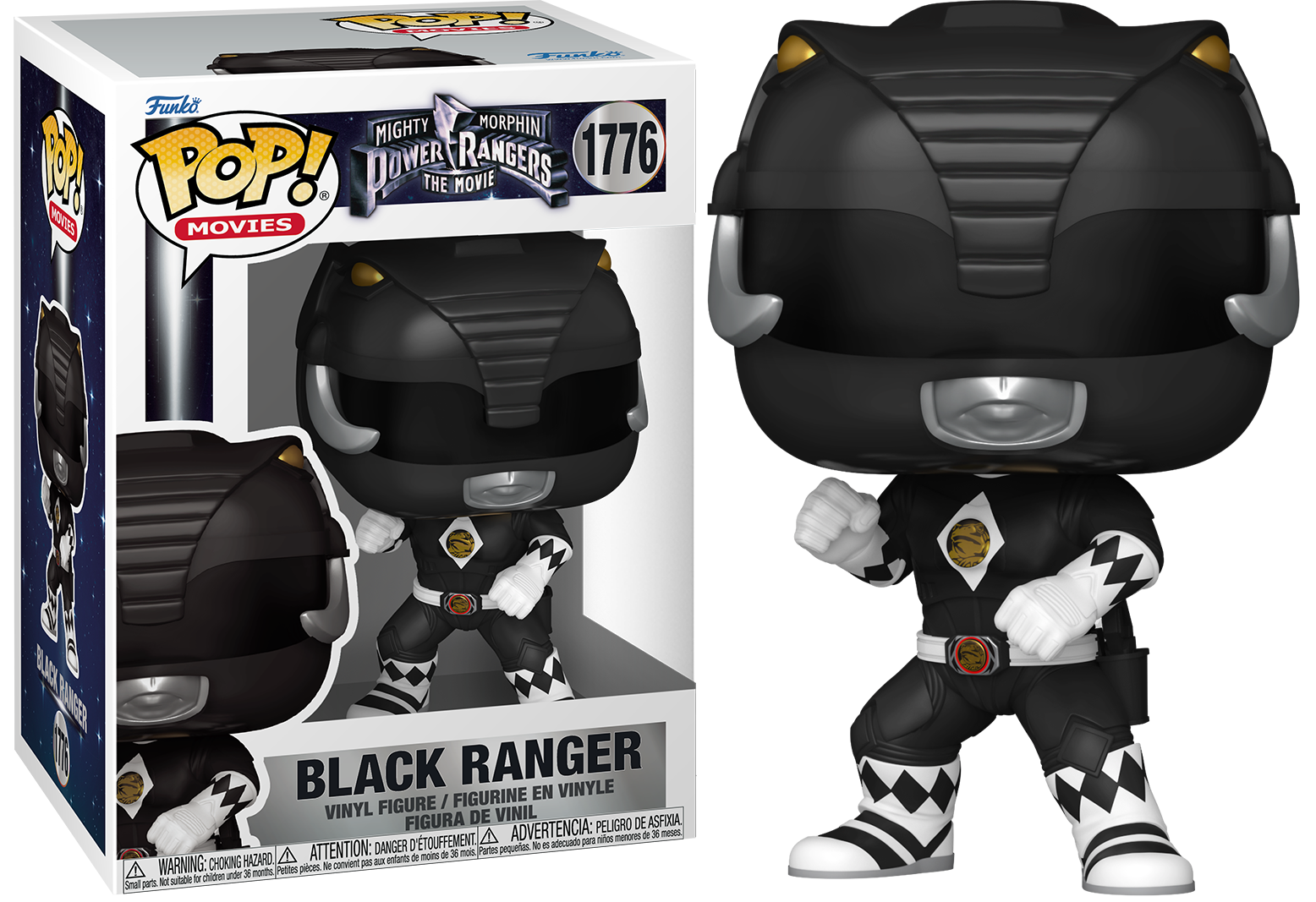 Power Rangers (1995) - Black Ranger Pop! Vinyl