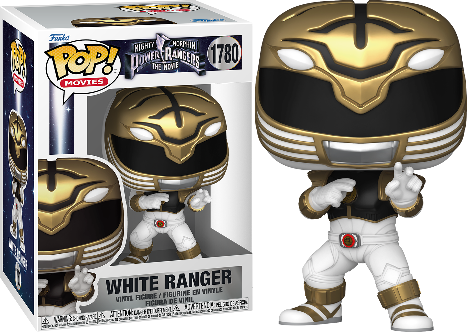Power Rangers (1995) - White Ranger Pop! Vinyl