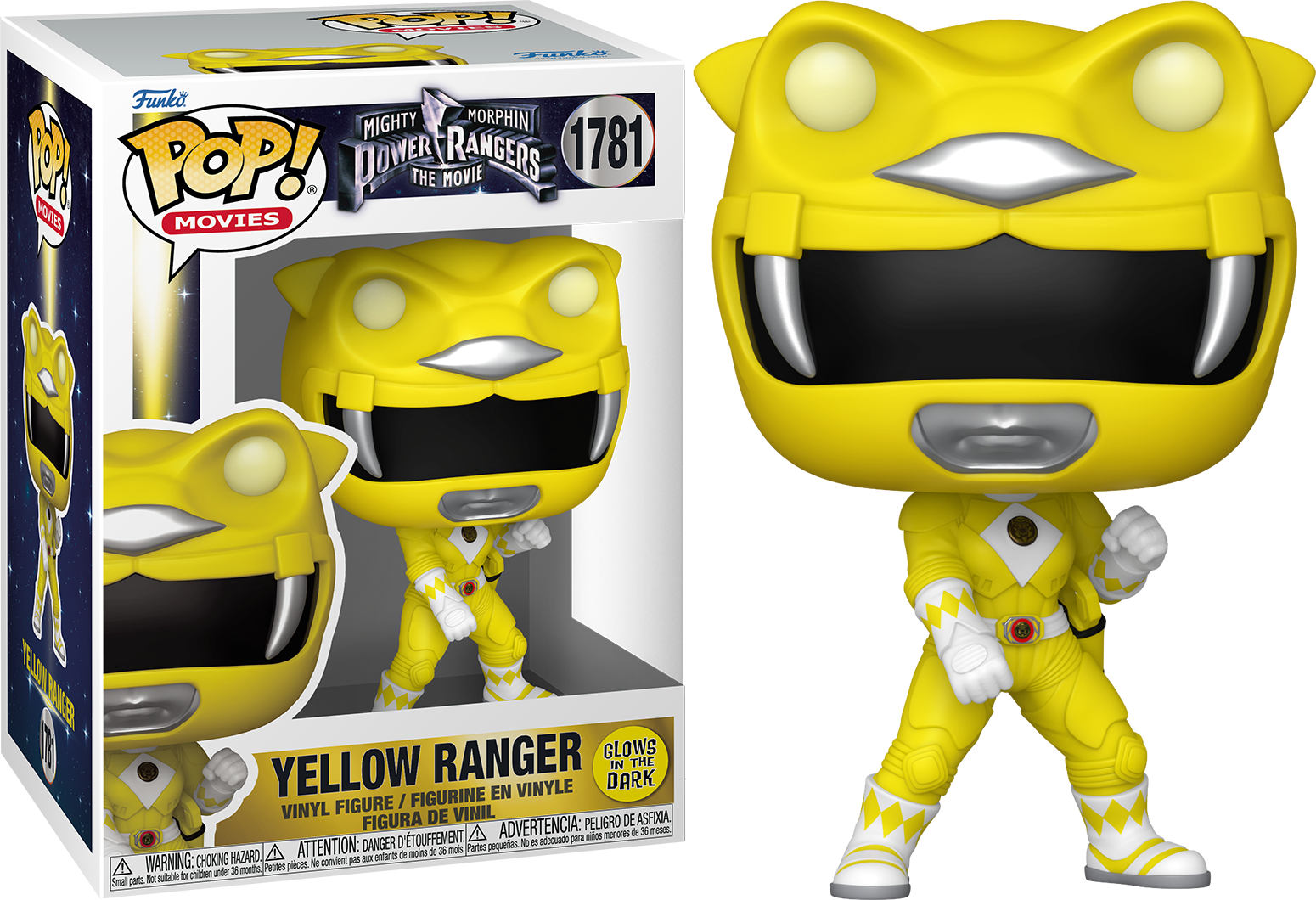 Power Rangers (1995) - Yellow Ranger  Glow-in-the-Dark Pop! Vinyl