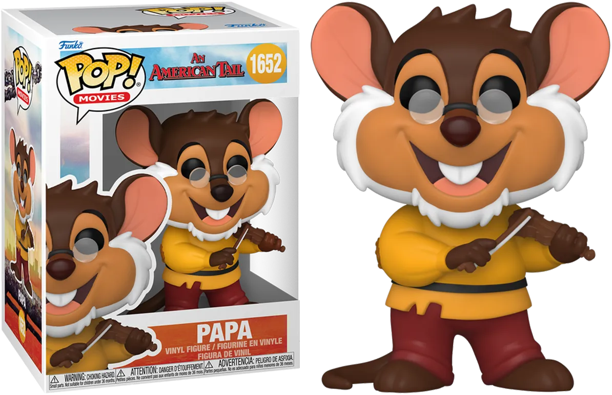 FUN81201 + FUN81202 + FUN81203 + FUN81204 An American Tail - Paved with Cheese Pop! Vinyl Bundle (Set of 4) - Funko - Titan Pop Culture