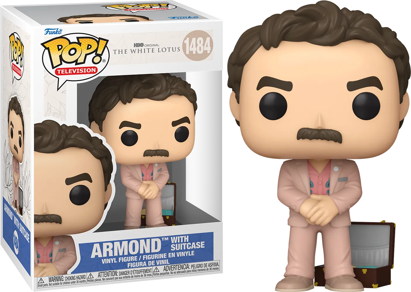 FUN81206 The White Lotus - Armond with Suitcase Pop! Vinyl - Funko - Titan Pop Culture