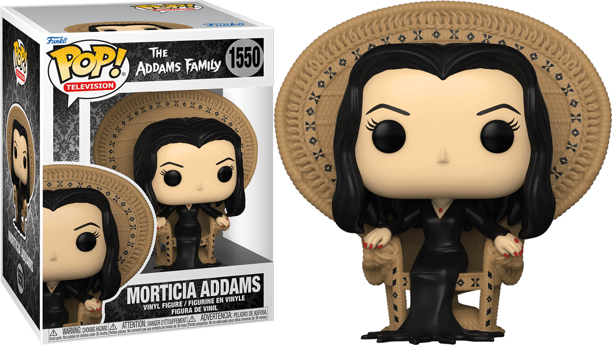 FUN81207 Addams Family (TV) - Morticia in Chair Pop! Deluxe - Funko - Titan Pop Culture