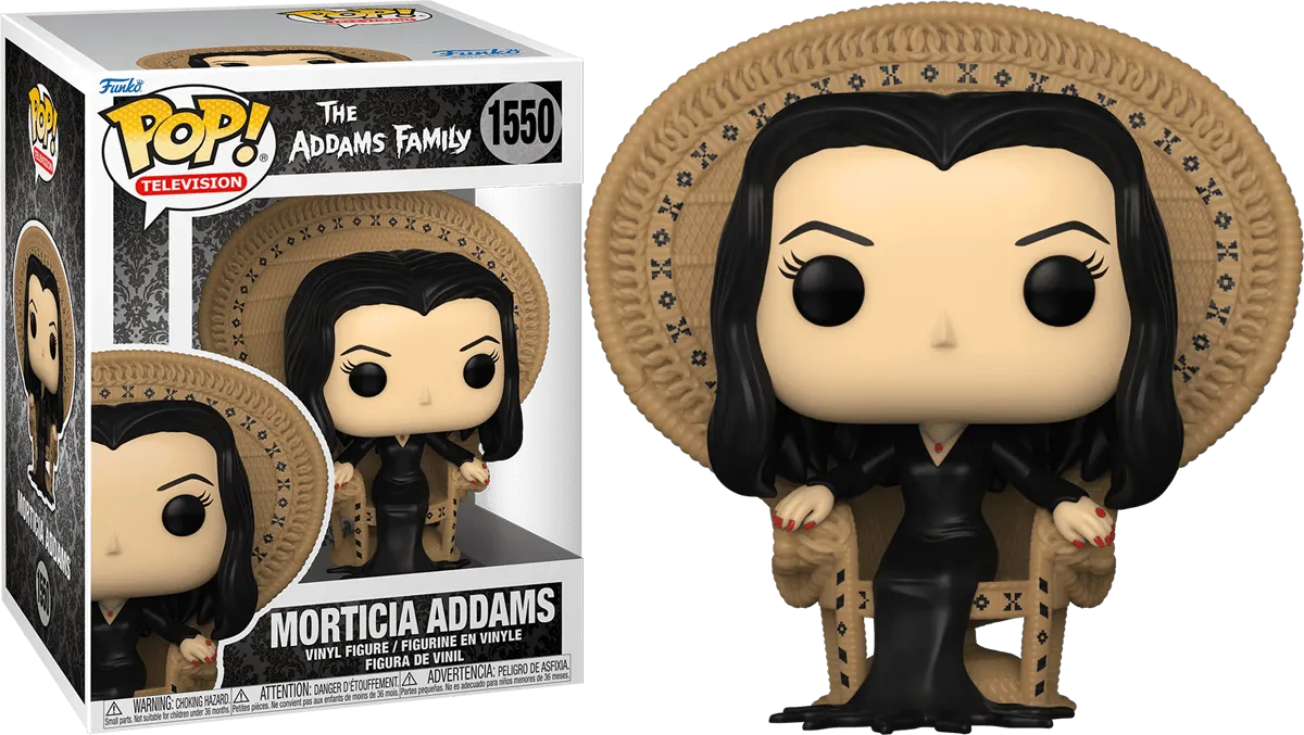 FUN81207 Addams Family (TV) - Morticia in Chair Pop! Deluxe - Funko - Titan Pop Culture