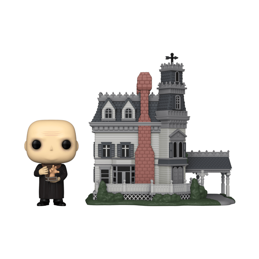 FUN81208 Addams Family (TV) - Fester with Addams Family Mansion Pop! Town - Funko - Titan Pop Culture