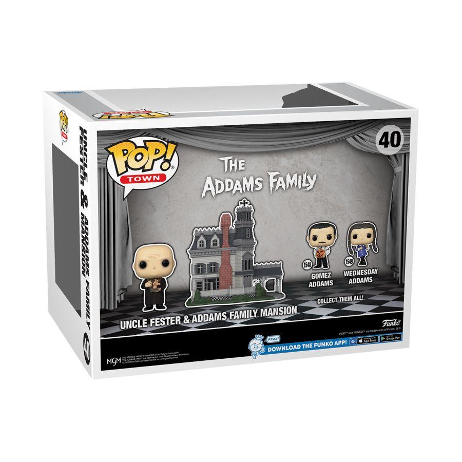 FUN81208 Addams Family (TV) - Fester with Addams Family Mansion Pop! Town - Funko - Titan Pop Culture