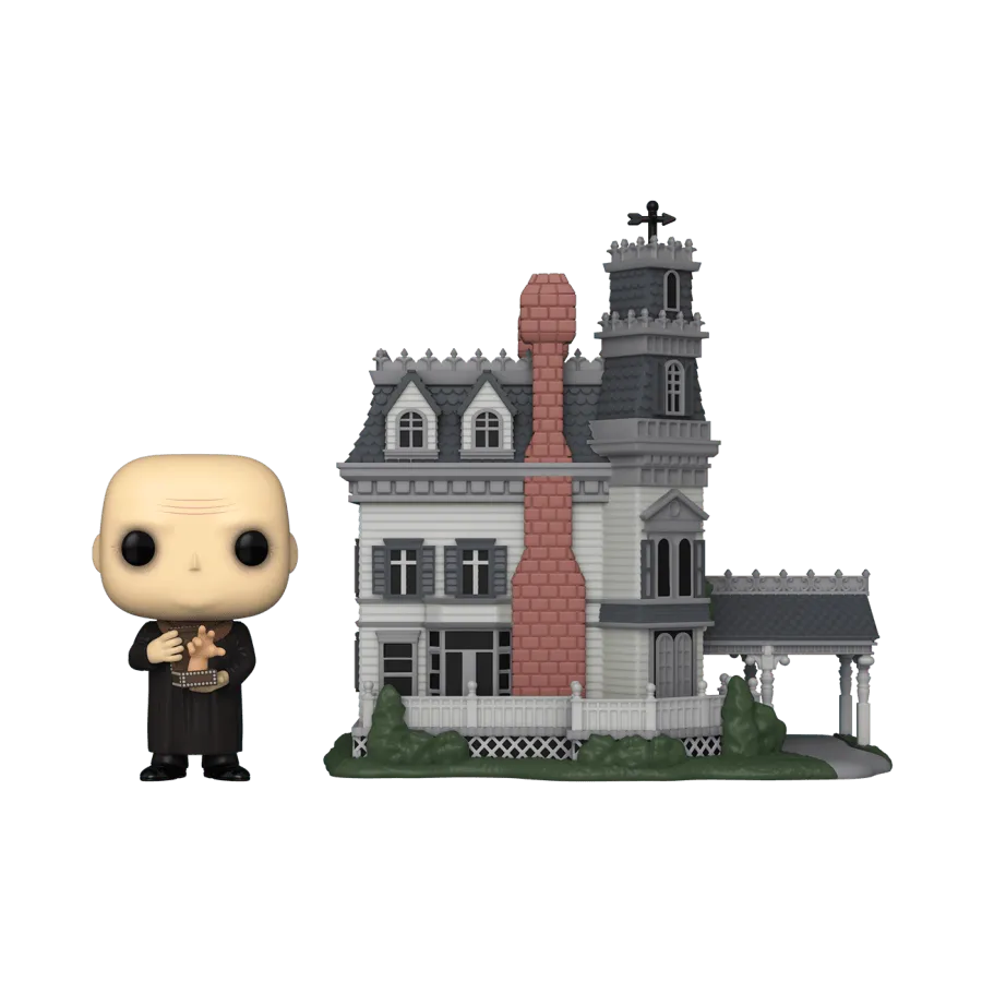 FUN81208 Addams Family (TV) - Fester with Addams Family Mansion Pop! Town - Funko - Titan Pop Culture