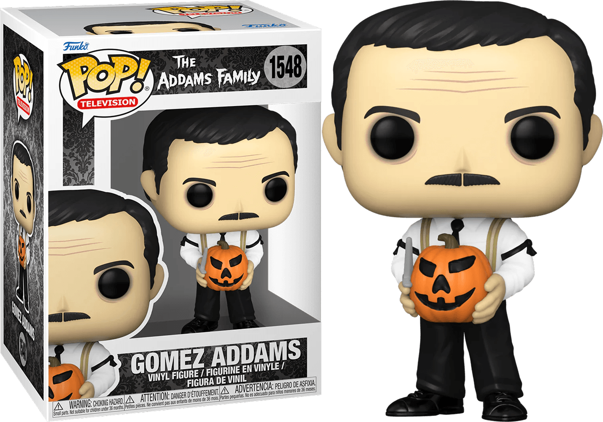 FUN81209 Addams Family (TV) - Gomez Addams with Jack-O-Lantern Pop! Vinyl - Funko - Titan Pop Culture