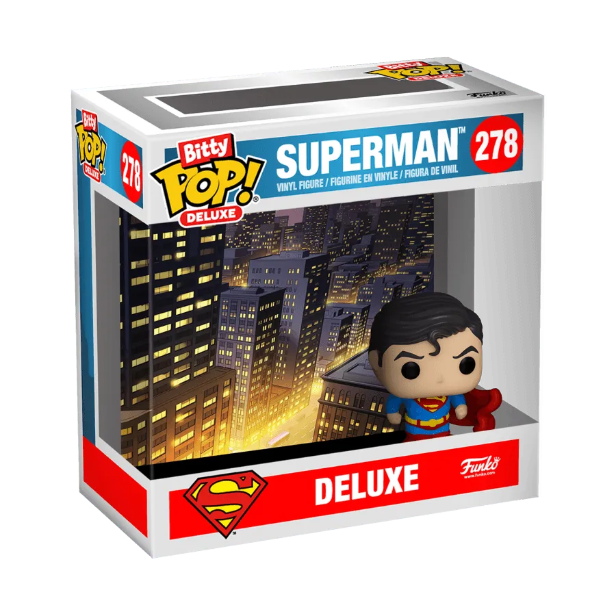 FUN81299 DC - Superman Bitty Pop! Deluxe - Funko - Titan Pop Culture