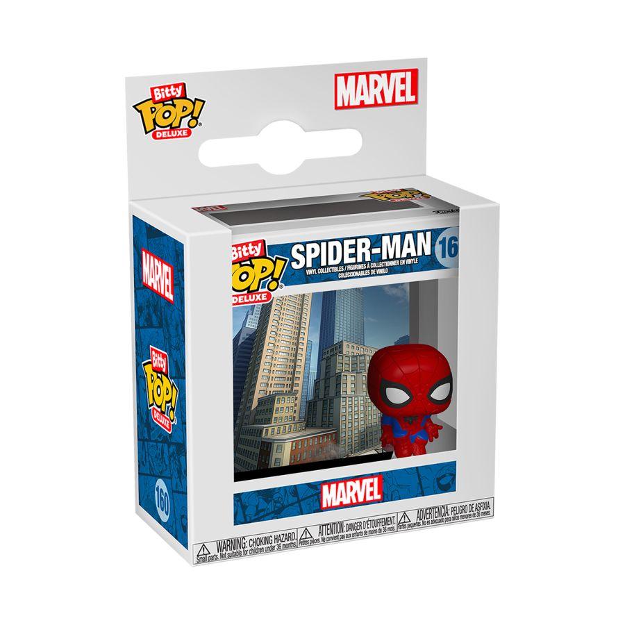 FUN81302 Marvel - SpiderMan Bitty Pop! Deluxe - Funko TBA - Titan Pop Culture