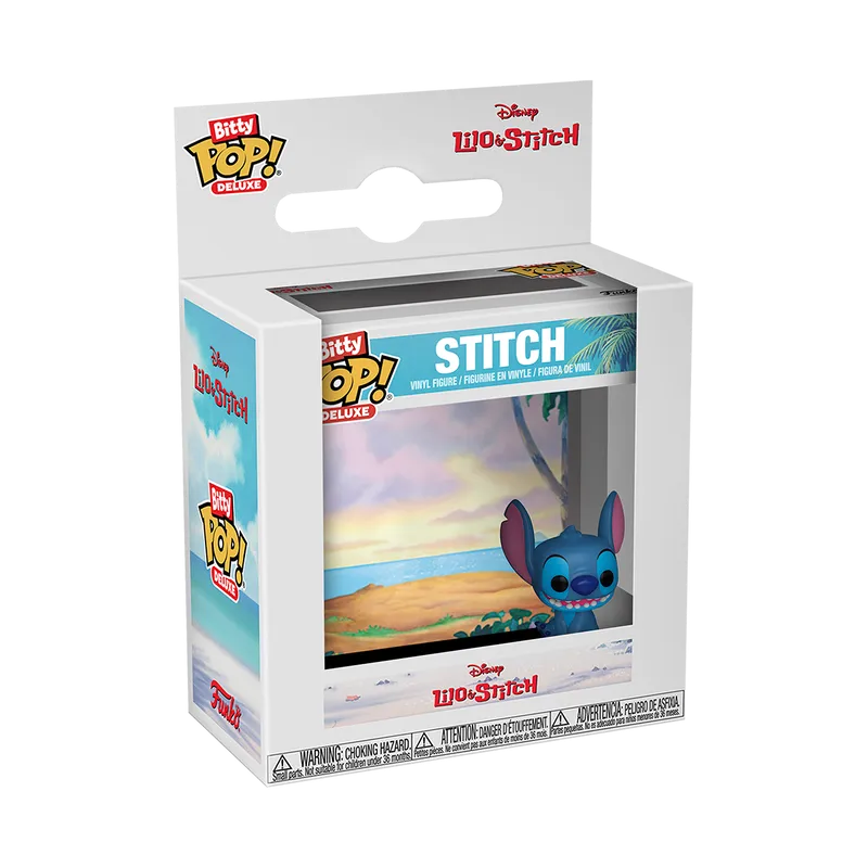 FUN81336 Lilo & Stitch - Stitch (Beach) Bitty Pop! Deluxe - Funko - Titan Pop Culture