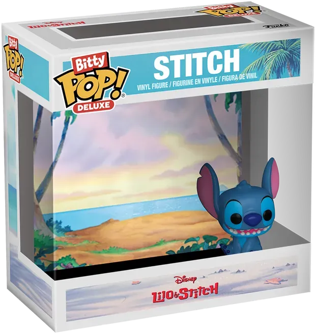 FUN81336 Lilo & Stitch - Stitch (Beach) Bitty Pop! Deluxe - Funko - Titan Pop Culture