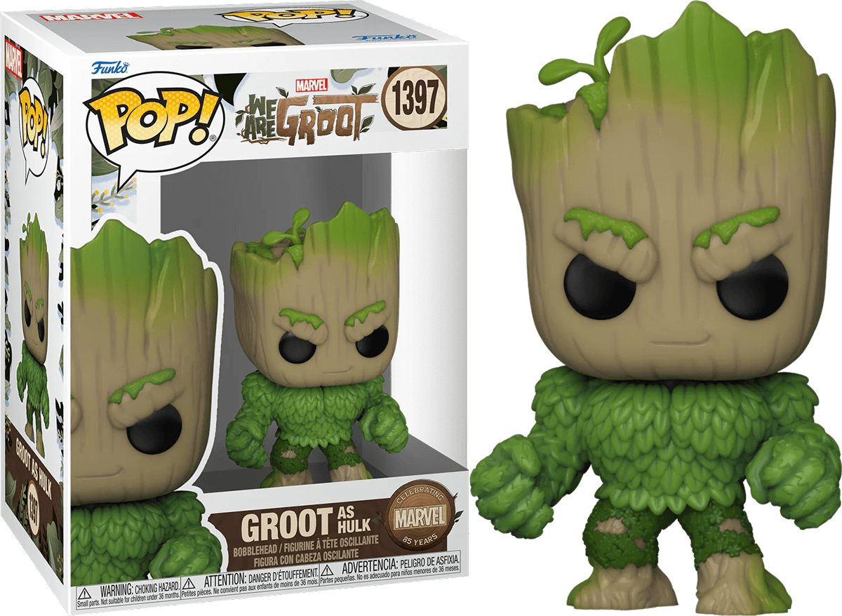 FUN81338 We Are Groot - Groot Hulk (Marvel: 85th Anniversary) Pop! Vinyl - Funko - Titan Pop Culture