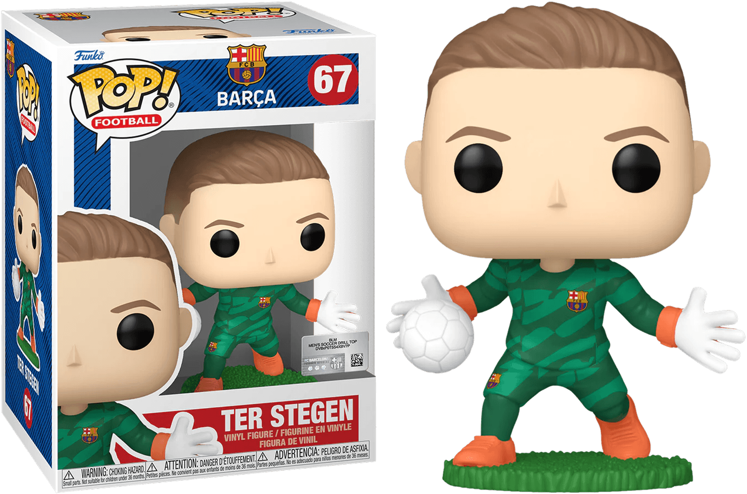 FUN81534 Football: Barcelona - Ter Stegen Pop! Vinyl - Funko - Titan Pop Culture