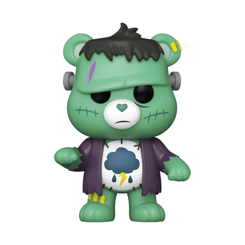 FUN81536 Care Bears x Universal Monsters - Grumpy as Frankenstein Pop! Vinyl - Funko - Titan Pop Culture