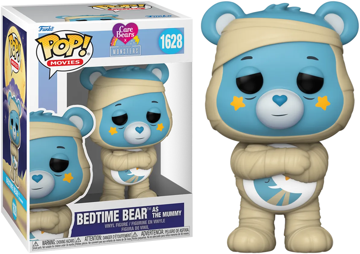 FUN81536 + FUN81537 + FUN81538 + FUN81539 Care Bears x Universal Monsters - Dress Up Pop! Vinyl Bundle (Set of 4) - Funko - Titan Pop Culture