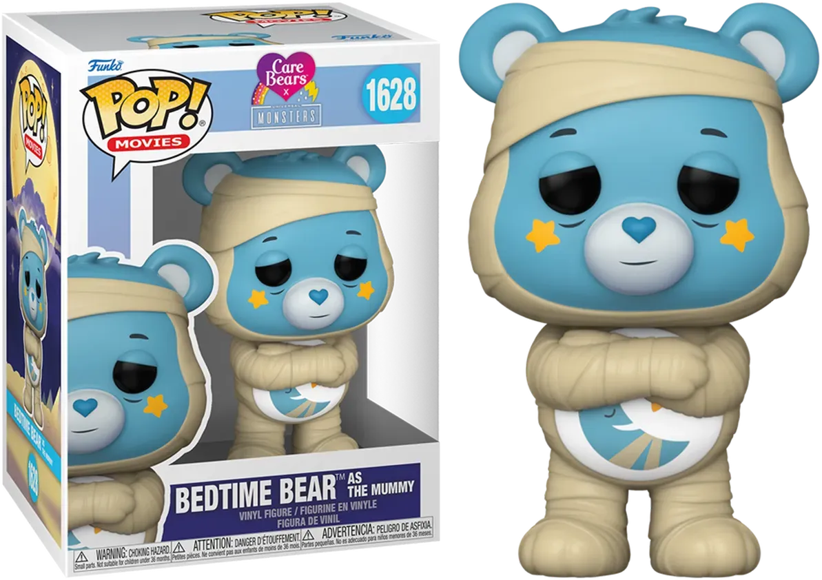 FUN81538 Care Bears x Universal Monsters - Bedtime Bear as Mummy Pop! Vinyl - Funko - Titan Pop Culture