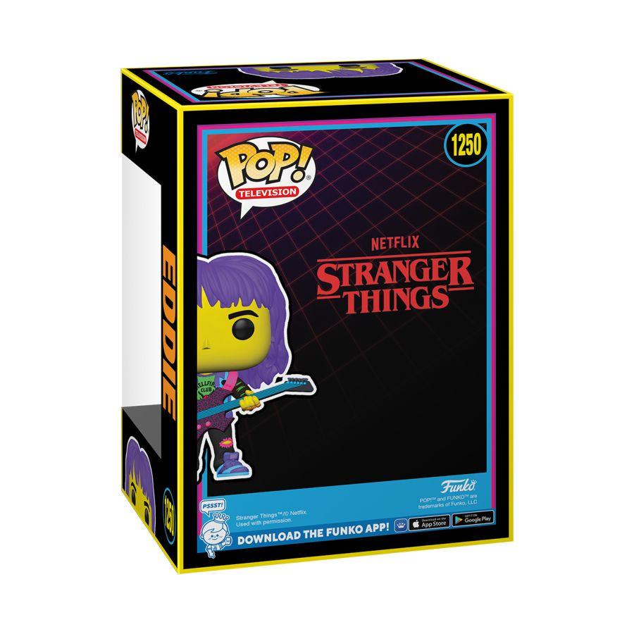 FUN81548 Stranger Things - Eddie with Guitar US Exclusive Blacklight Pop! Vinyl [RS] - Funko - Titan Pop Culture